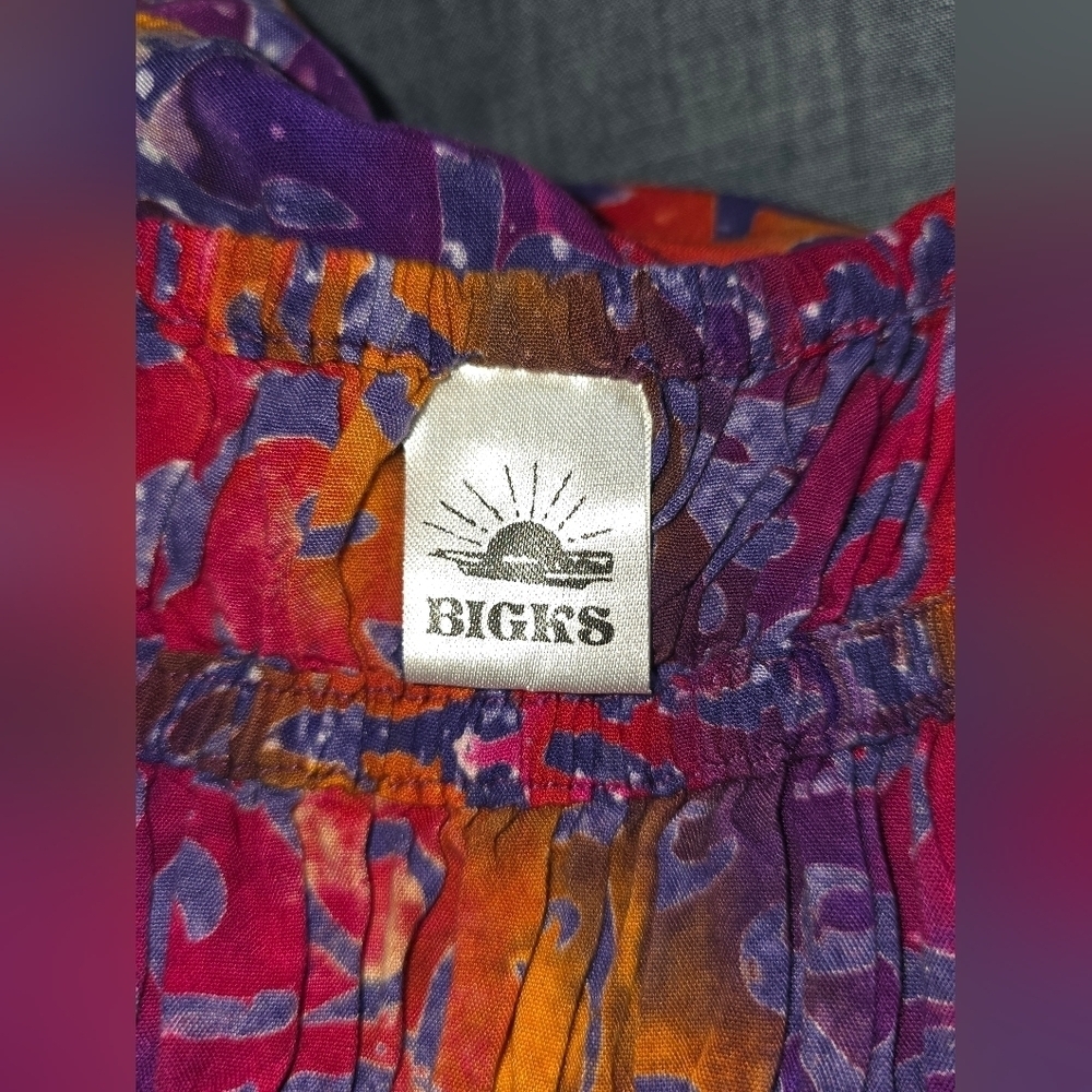 Bigks Tie-dye Dress Size Large - Picture 3 of 5
